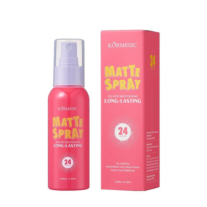 Spray Fijador Matte 24H Waterproof – Maquillaje Intacto Todo el Día